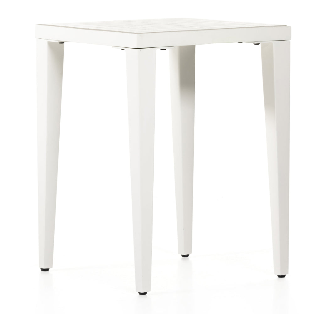 Sabi Outdoor End Table-Ivory Clay-Four Hands-FH-227534-001-Side Tables-2-France and Son