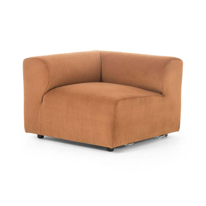 Collins Sectional Pieces- Modern Velvet Tobacco-Four Hands-FH-227563-002-SectionalsLeft Arm Facing Piece-4-France and Son