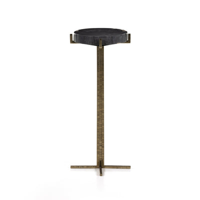 Jonty Round End Table-Dark Petrified-Four Hands-FH-227722-001-Side Tables-1-France and Son