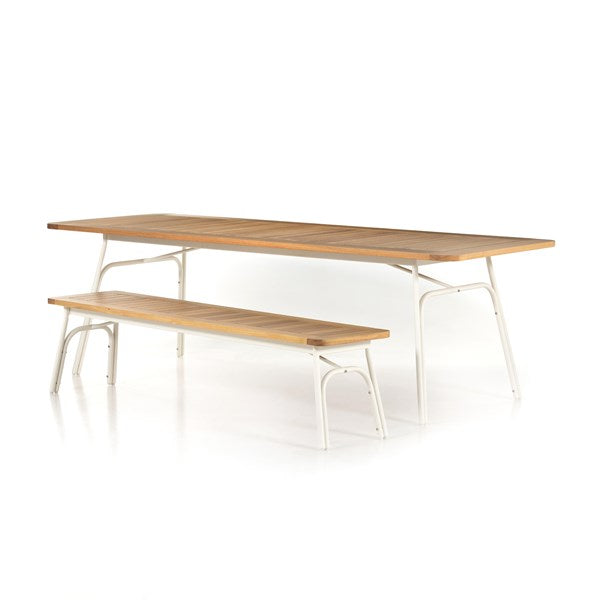 Kaplan Outdoor Dining Table-Four Hands-FH-227791-001-Outdoor Dining Tables-4-France and Son