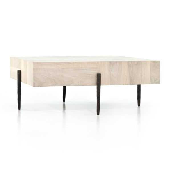 Indra Square Coffee Table-Four Hands-FH-227799-001-Coffee TablesSpalted Primavera-11-France and Son