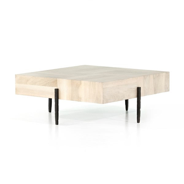 Indra Square Coffee Table-Four Hands-FH-227799-002-Coffee TablesAshen Walnut-10-France and Son