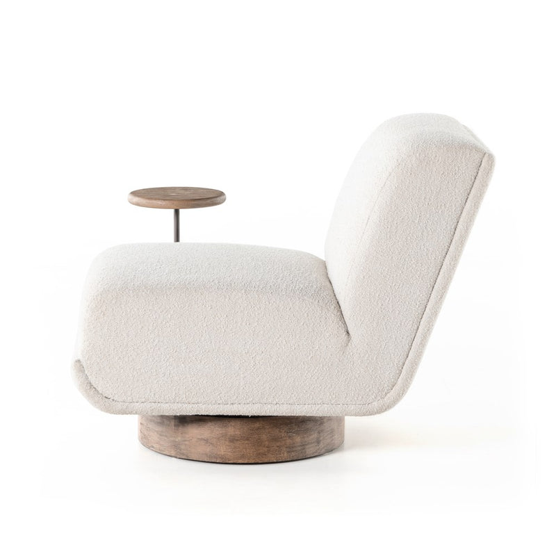 Bronwyn Swivel Chair-Four Hands-FH-225264-002-Lounge ChairsWithout Table-Knoll Natural-5-France and Son