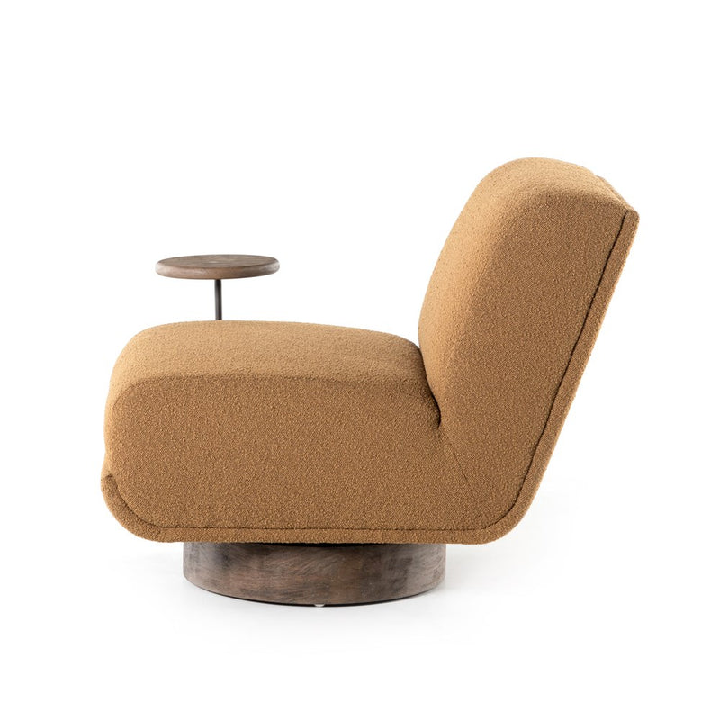Bronwyn Swivel Chair-Four Hands-FH-225264-002-Lounge ChairsWithout Table-Knoll Natural-9-France and Son