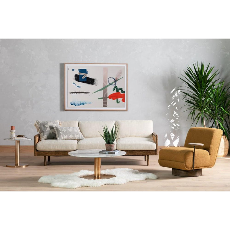 Bronwyn Swivel Chair-Four Hands-FH-225264-002-Lounge ChairsWithout Table-Knoll Natural-3-France and Son