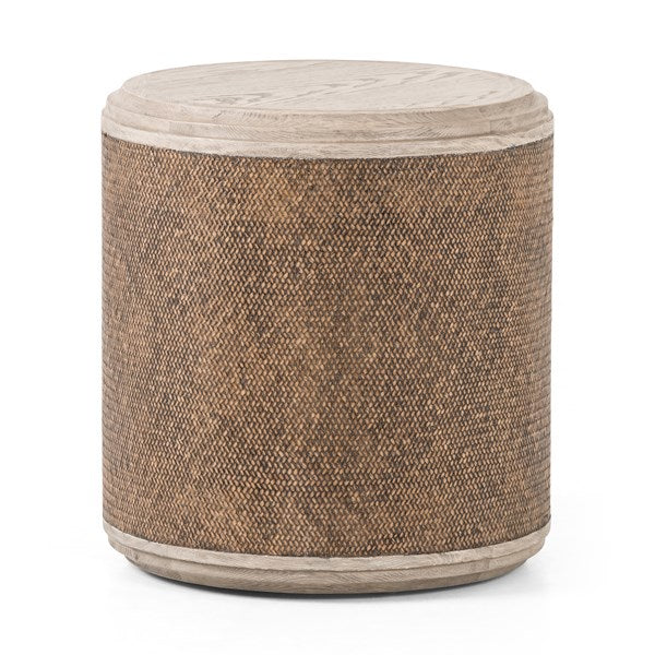 Kiara End Table-Weathered Blonde Pine-Four Hands-FH-227906-004-Side Tables-1-France and Son