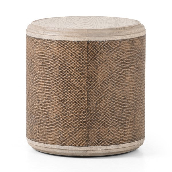 Kiara End Table-Weathered Blonde Pine-Four Hands-FH-227906-004-Side Tables-7-France and Son