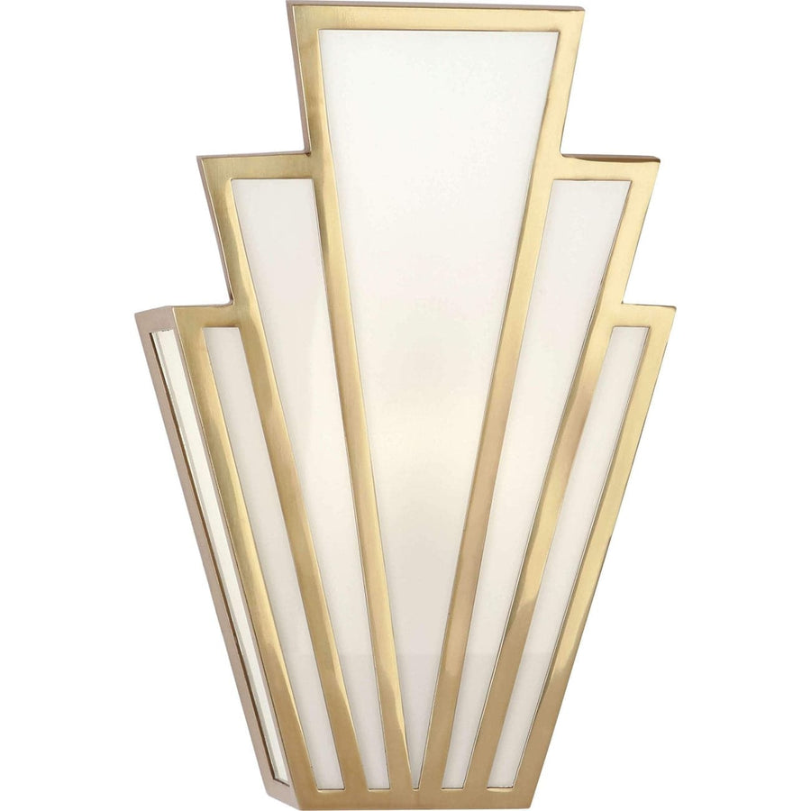 Empire Wall Sconce-Robert Abbey Fine Lighting-ABBEY-228-Wall LightingModern Brass-1-France and Son