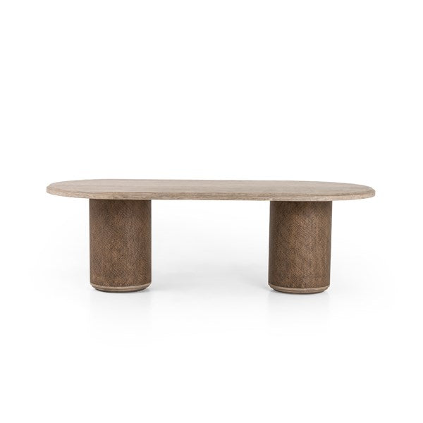 Kiara Dining Table-Weathered Blonde-Four Hands-FH-228000-003-Dining Tables-3-France and Son
