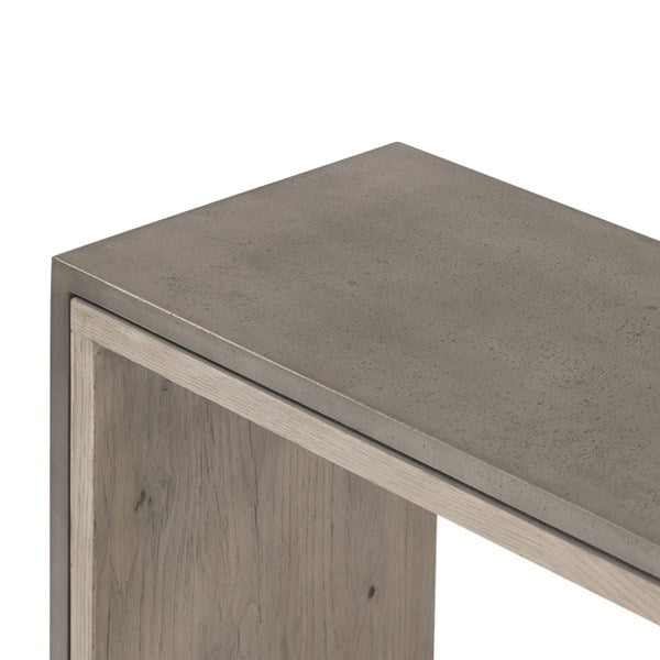 Faro Console Table - Dark Grey Concrete-Four Hands-FH-228124-002-Console Tables-8-France and Son