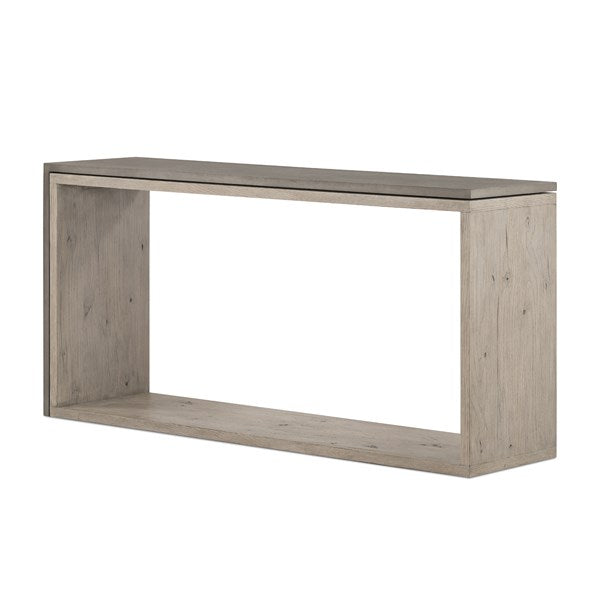Faro Console Table - Dark Grey Concrete-Four Hands-FH-228124-002-Console Tables-1-France and Son