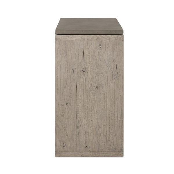 Faro Console Table - Dark Grey Concrete-Four Hands-FH-228124-002-Console Tables-5-France and Son