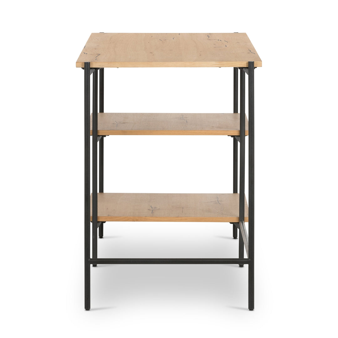 Eaton Modular Desk W/Shelves-Four Hands-FH-228243-001-DesksLight Oak-3-France and Son