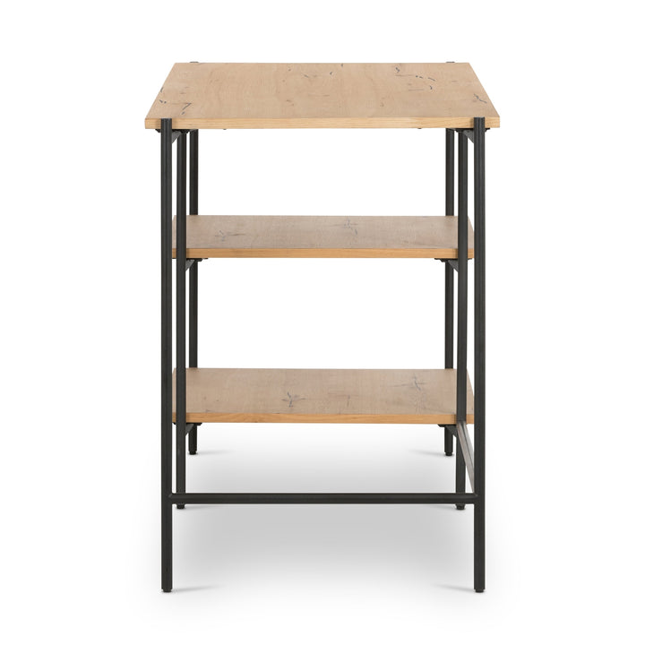Eaton Modular Desk W/Shelves-Four Hands-FH-228243-001-DesksLight Oak-3-France and Son
