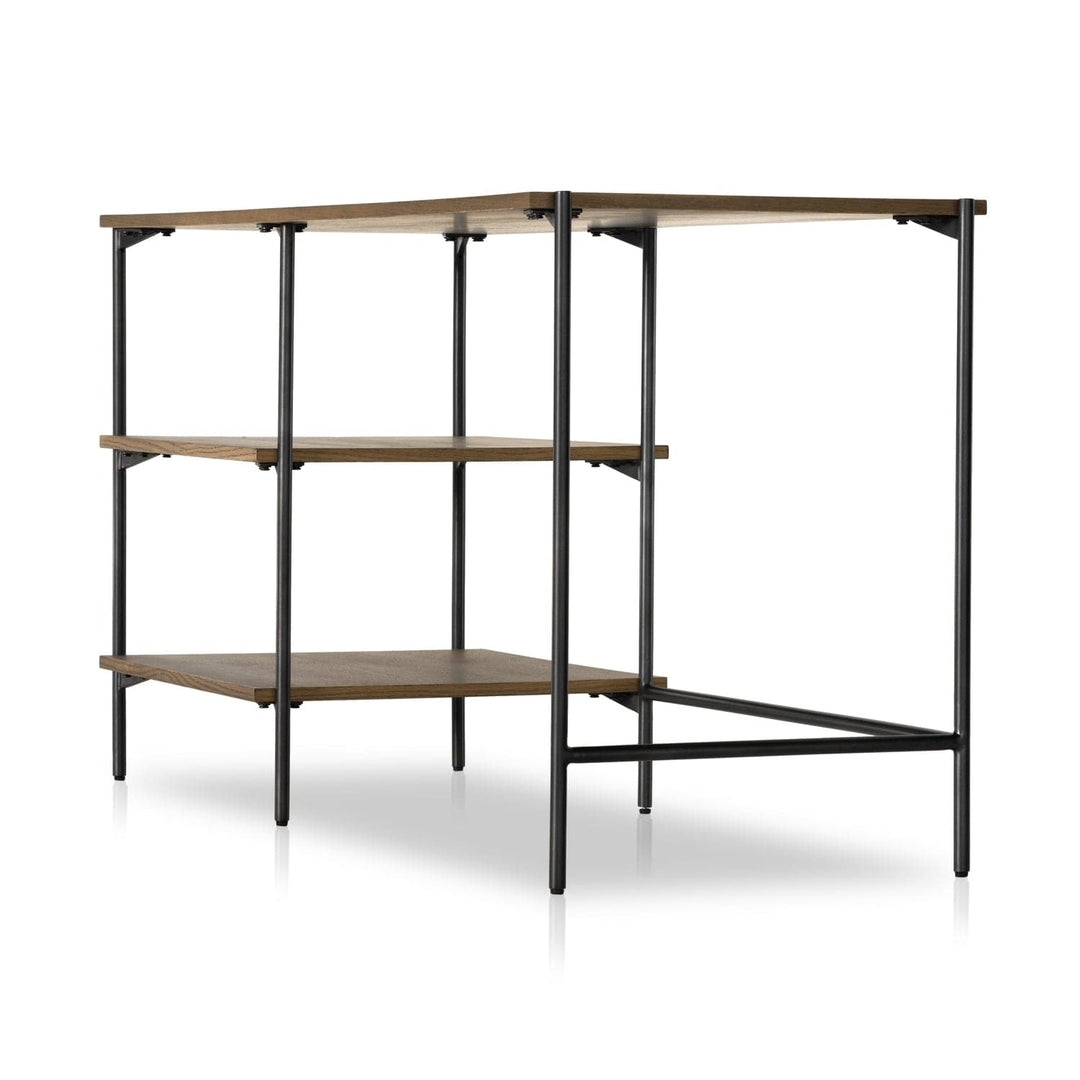 Eaton Modular Desk W/Shelves-Four Hands-FH-228243-001-DesksLight Oak-8-France and Son