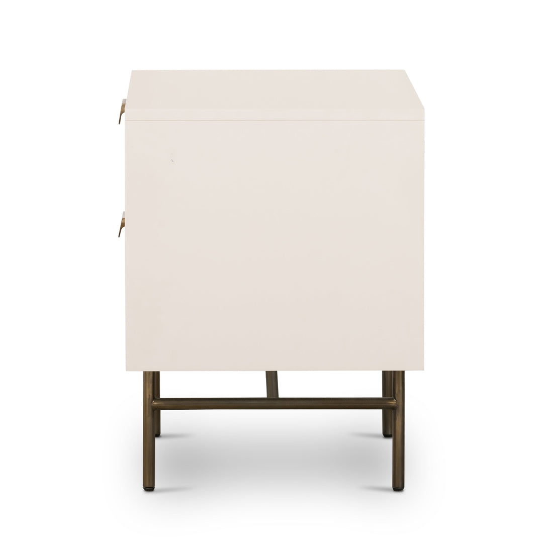 Luella Nightstand - Matte Alabaster-Four Hands-FH-228255-001-Nightstands-7-France and Son