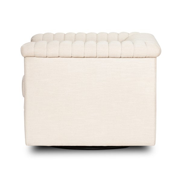 Watson Swivel Chair - Cambric Ivory-Four Hands-FH-228278-003-Lounge Chairs-2-France and Son