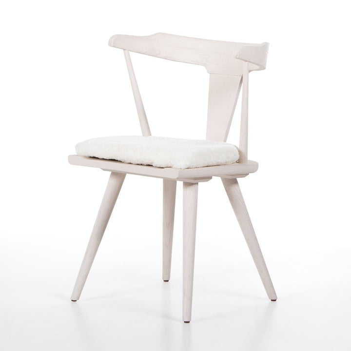 Sherwood Dining Chair-Four Hands-FH-228280-004-Dining ChairsOff White-Cream Shorn Sheepskin-22-France and Son