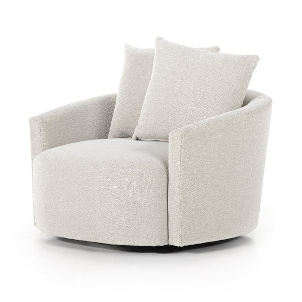 Chloe Swivel Chair-Four Hands-FH-228290-001-Lounge ChairsDelta Bisque-1-France and Son