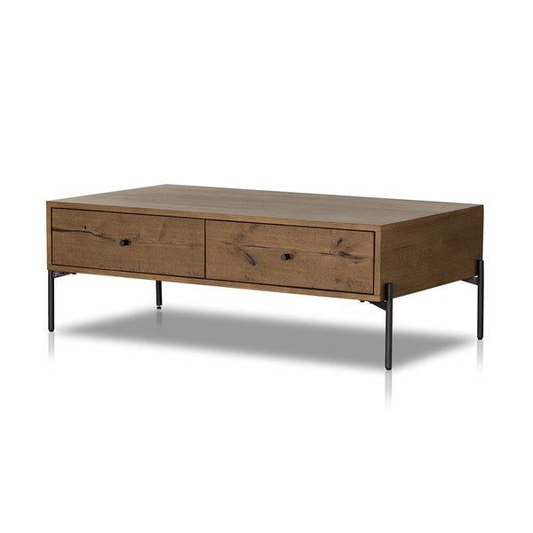 Eaton Coffee Table-Four Hands-FH-228345-002-Coffee TablesAmber Oak Resin-1-France and Son