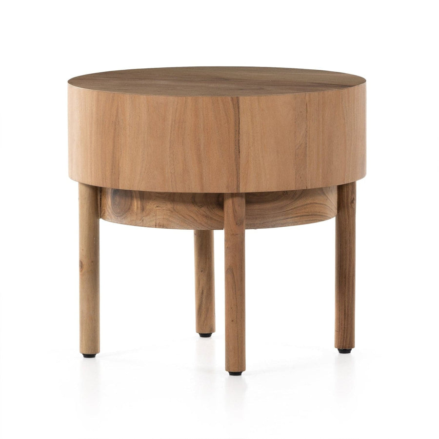 Atmore End Table - Natural Acacia-Four Hands-FH-228419-001-Side Tables-1-France and Son