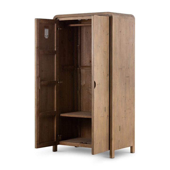 Everson Cabinet - Scrubbed Teak-Four Hands-FH-228452-001-Bookcases & Cabinets-3-France and Son