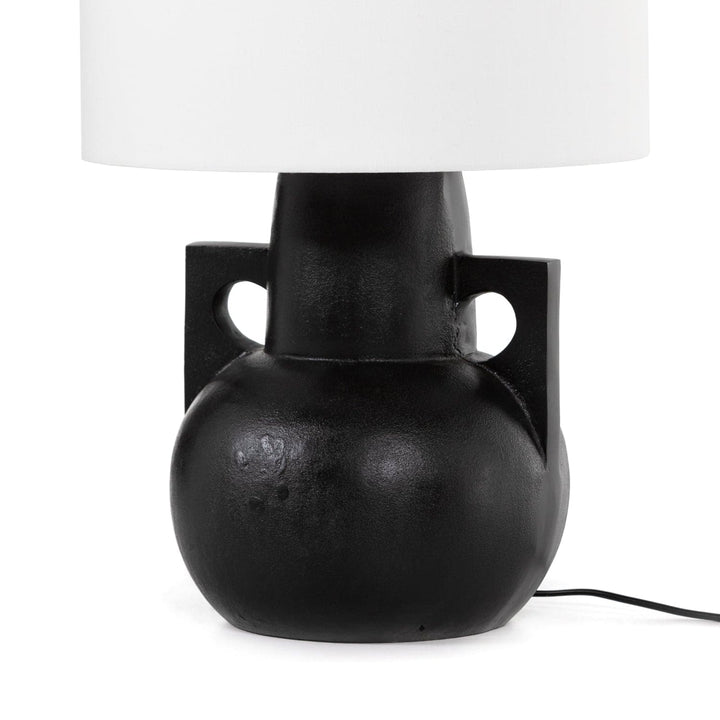 Killian Large Table Lamp-Four Hands-FH-228457-001-Table LampsMatte Black-5-France and Son
