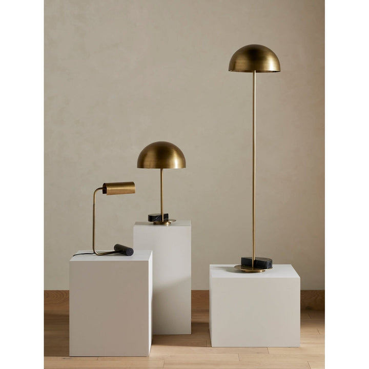 Zanda Table Lamp - Black Italian Marble-Four Hands-FH-228565-001-Table Lamps-12-France and Son