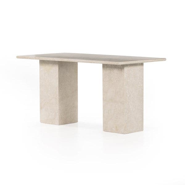 Arum Desk - Cream Marble-Four Hands-FH-228598-001-Desks-1-France and Son