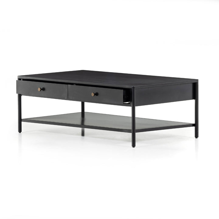 Soto Coffee Table-Black-Four Hands-FH-228769-001-Coffee Tables-3-France and Son