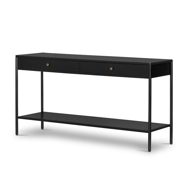 Soto Console Table-Black-Four Hands-FH-228775-001-Console Tables-1-France and Son