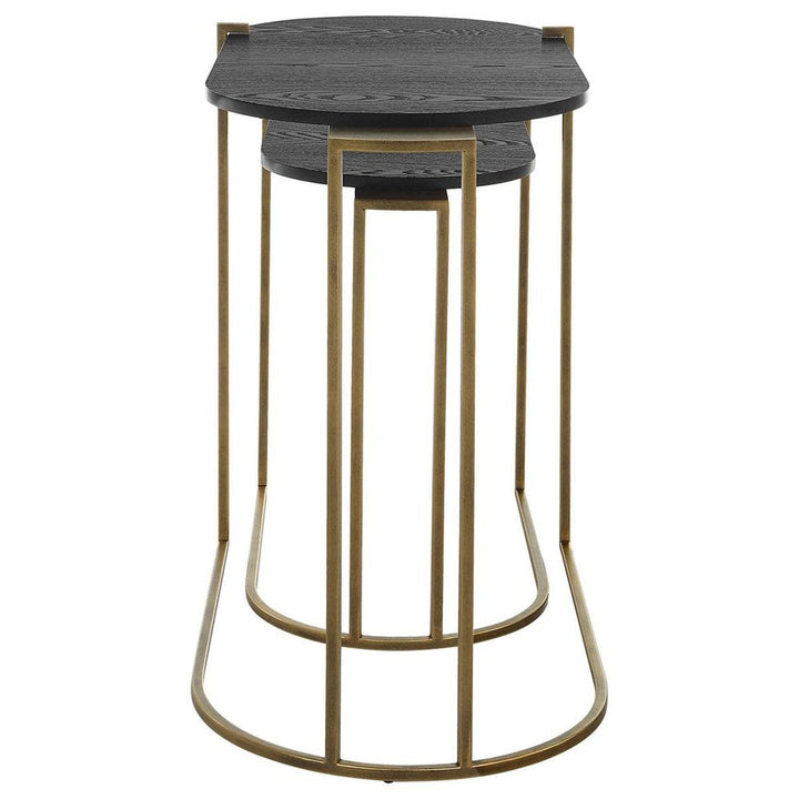 Aztec Nesting Tables - S/2-Uttermost-UTTM-22882-Side Tables-4-France and Son