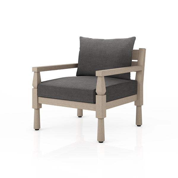 Waller Outdoor Chair-Four Hands-FH-228971-001-Outdoor Lounge ChairsCharcoal-Washed Brown-1-France and Son