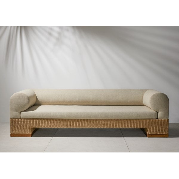 Joss Outdoor Sofa - Natural Teak-Four Hands-FH-229039-001-Outdoor Sofas-2-France and Son