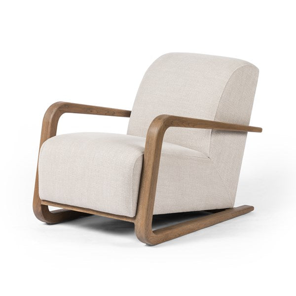 Rhimes Chair-Four Hands-FH-229081-006-Lounge ChairsSTONEWASH PRINT ECRU-2-France and Son