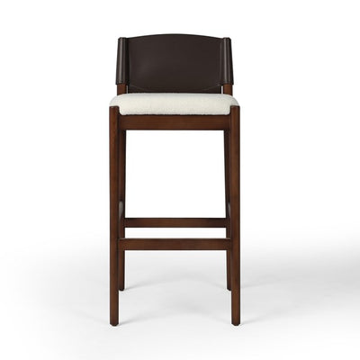 Lulu Bar & Counter Stool-Four Hands-FH-229165-003-Outdoor Bar StoolsBar Stool-Saddle Leather Blend-13-France and Son