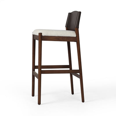 Lulu Bar & Counter Stool-Four Hands-FH-229165-003-Outdoor Bar StoolsBar Stool-Saddle Leather Blend-12-France and Son
