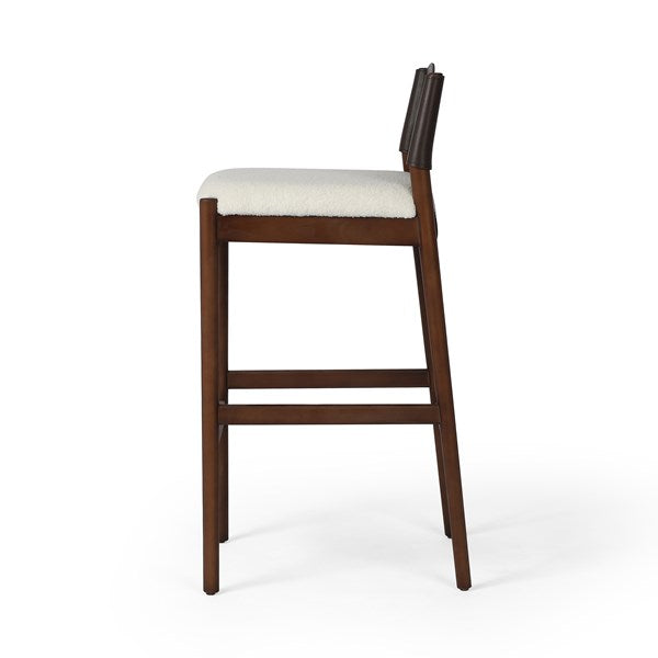 Lulu Bar & Counter Stool-Four Hands-FH-229165-003-Outdoor Bar StoolsBar Stool-Saddle Leather Blend-14-France and Son
