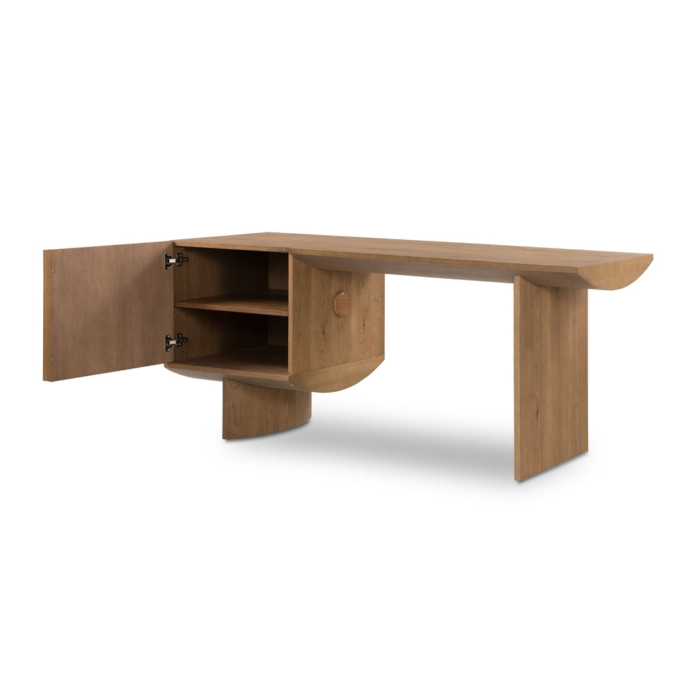 Pickford Desk-Dusted Oak Veneer-Four Hands-FH-229253-001-Desks-3-France and Son