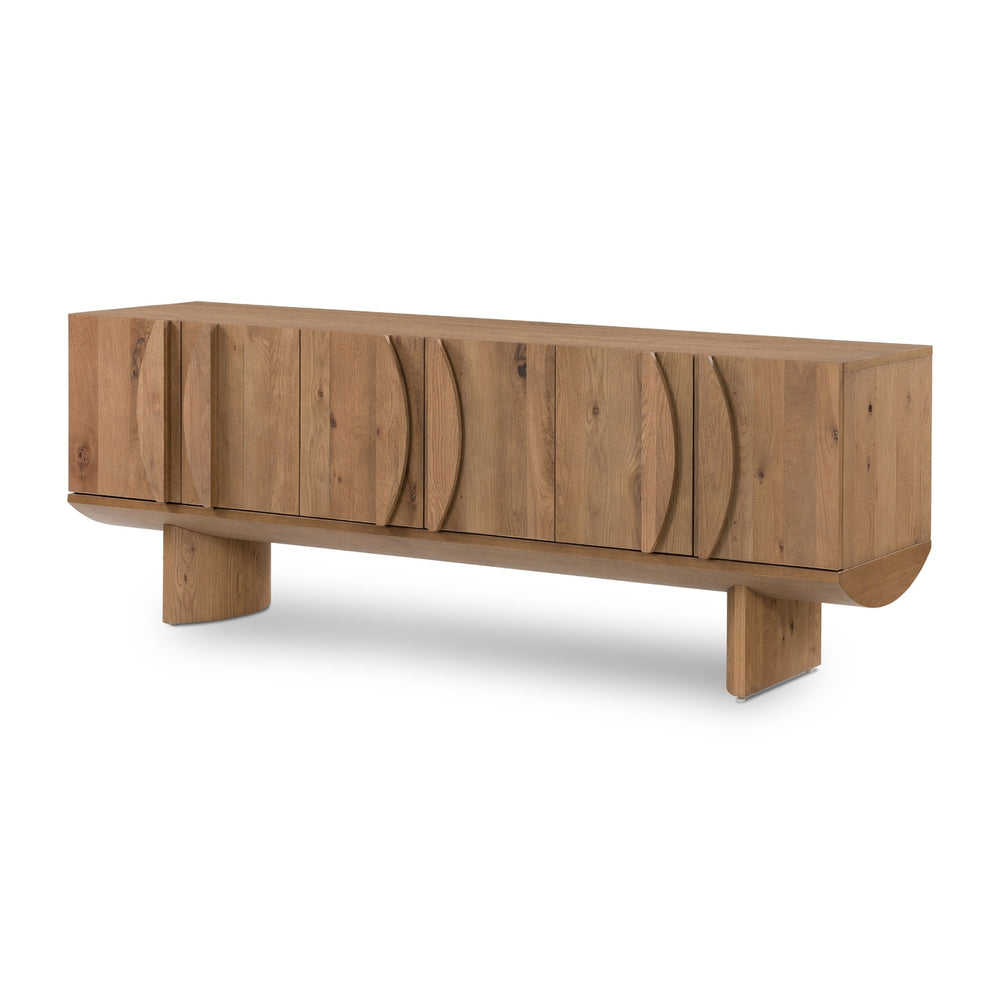 Pickford Media Console-Dusted Oak Veneer-Four Hands-FH-229264-001-Media Storage / TV Stands-1-France and Son