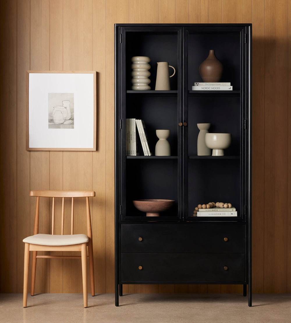 Soto Cabinet - Black-Four Hands-FH-229265-001-Bookcases & Cabinets-2-France and Son