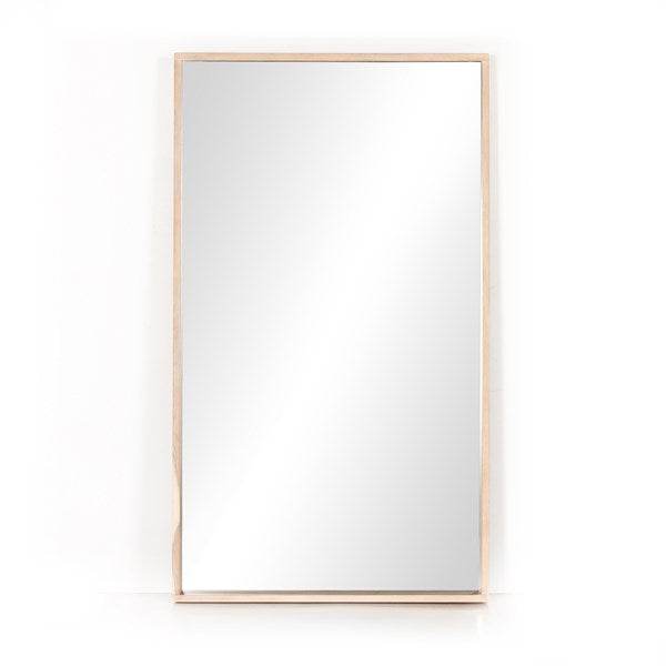 Vora Floor Mirror - Whitewash Acacia-Four Hands-FH-229289-001-Mirrors-1-France and Son
