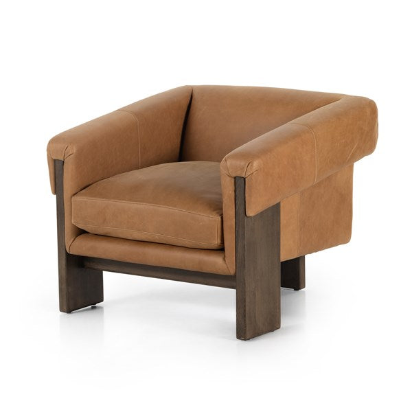 Cairo Lounge Chair-Four Hands-FH-229370-005-Lounge ChairsPalermo Cognac-10-France and Son
