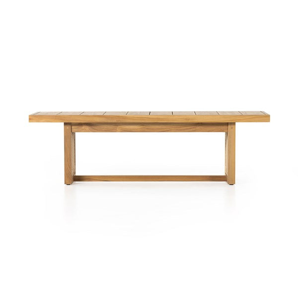 Merit Outdoor Dining Bench - 64" - Natural-Four Hands-FH-229409-001-Benches-4-France and Son