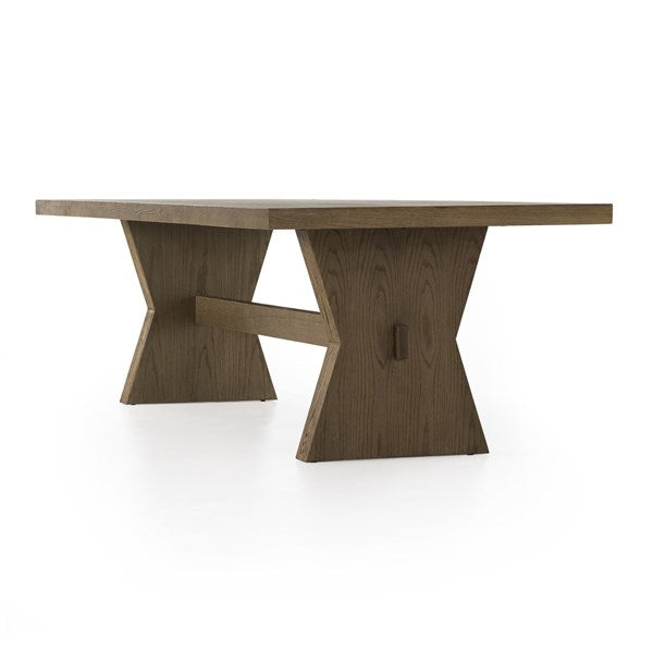 Tia Dining Table 108"-Drifted Oak Solid-Four Hands-FH-229578-001-Dining Tables-2-France and Son