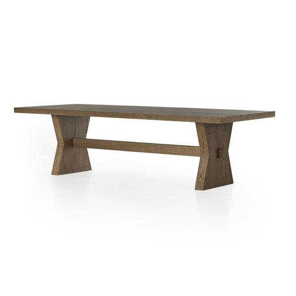 Tia Dining Table 108"-Drifted Oak Solid-Four Hands-FH-229578-001-Dining Tables-1-France and Son
