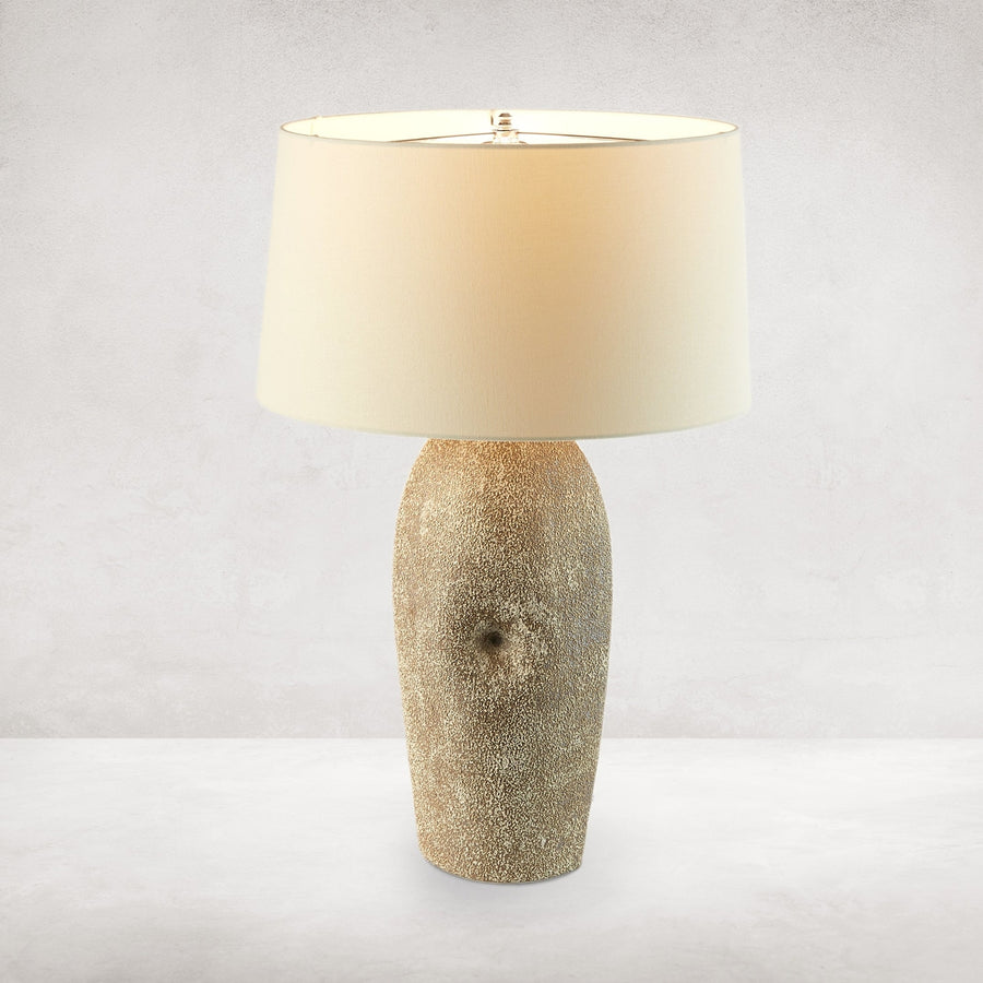 Kusa Table Lamp - Vintage Brown Ceramic-Four Hands-FH-229614-001-Table Lamps-1-France and Son