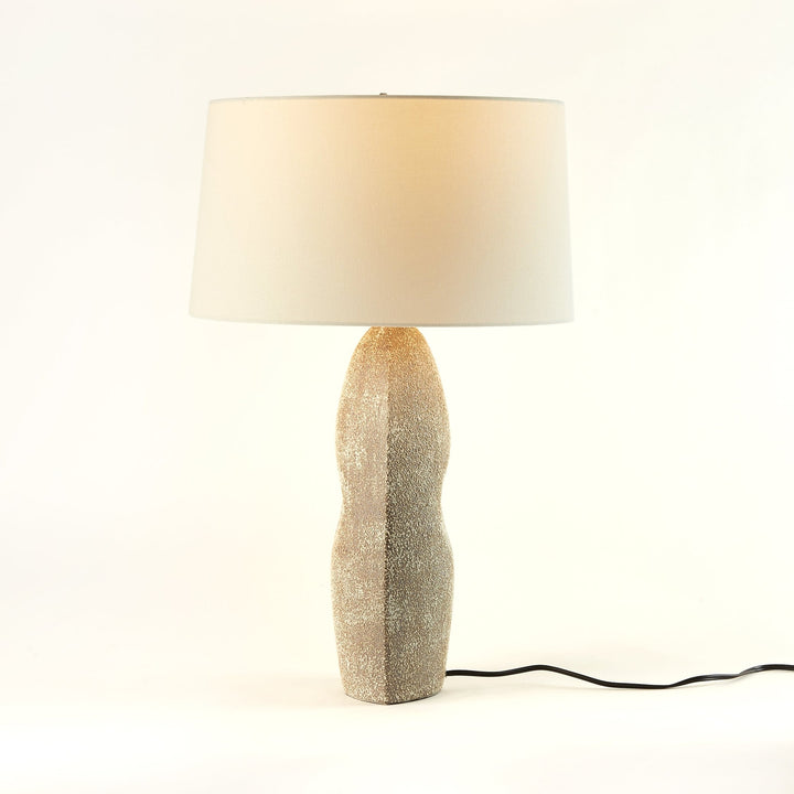 Kusa Table Lamp - Vintage Brown Ceramic-Four Hands-FH-229614-001-Table Lamps-5-France and Son
