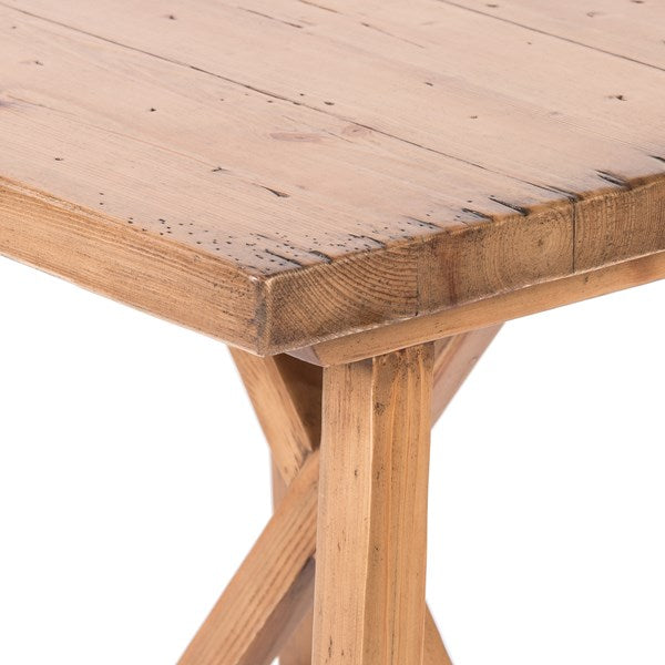 Trellis End Table-Waxed Pine-Four Hands-FH-229629-001-Side Tables-3-France and Son