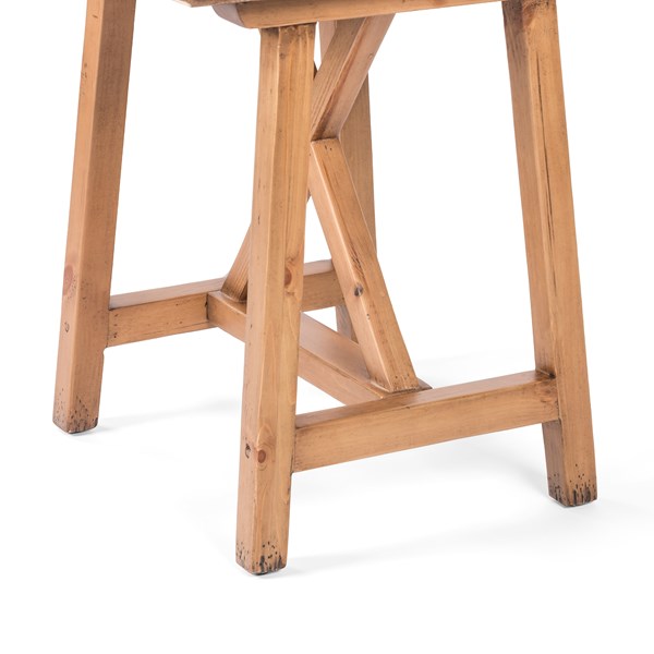 Trellis End Table-Waxed Pine-Four Hands-FH-229629-001-Side Tables-6-France and Son